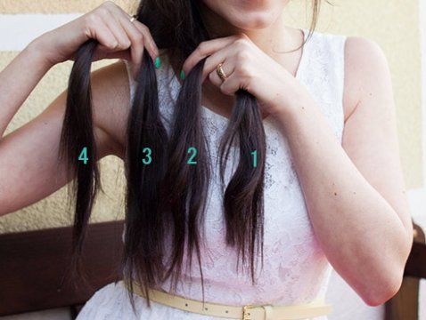 Klassicheskaya kosa iz chetyrekh pryadey (1)