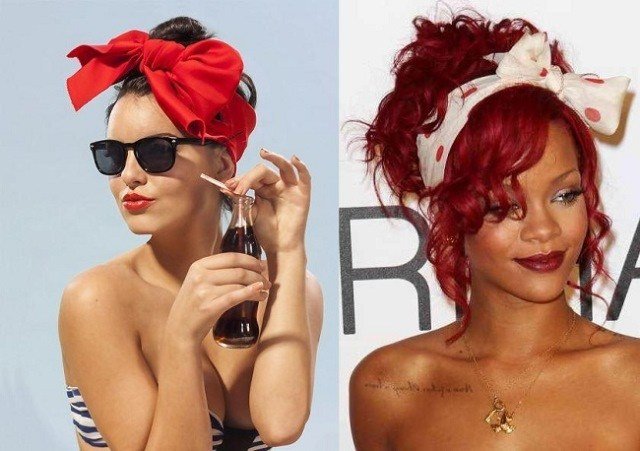 Pricheski dlya plyazha s platkom ili sharfom (3)