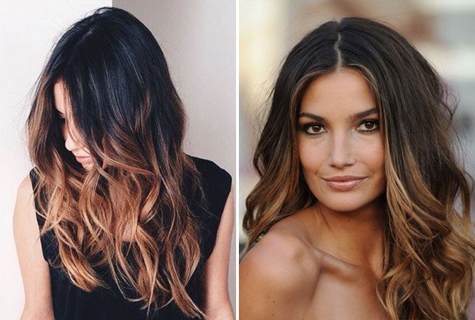 balayazh na temnyye volosy (2)