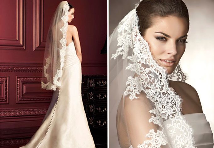 Одноярусная фата